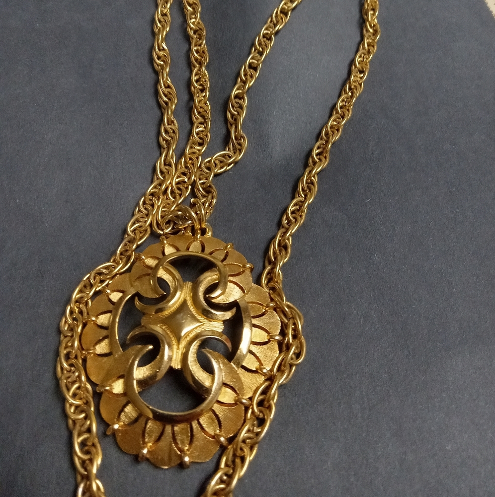 Trafari Gold Tone Necklace